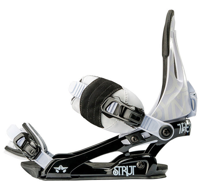 Rome Strut Snowboard Bindings - Women's 2013 Black/White Side View