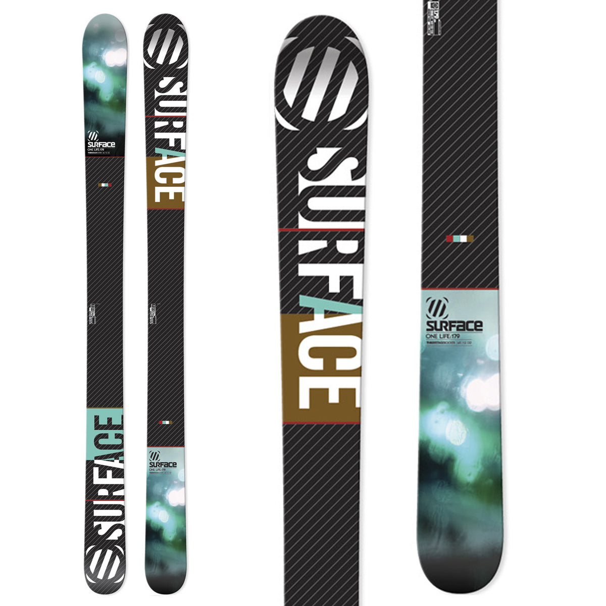 Surface One Life Skis 2014 Front View