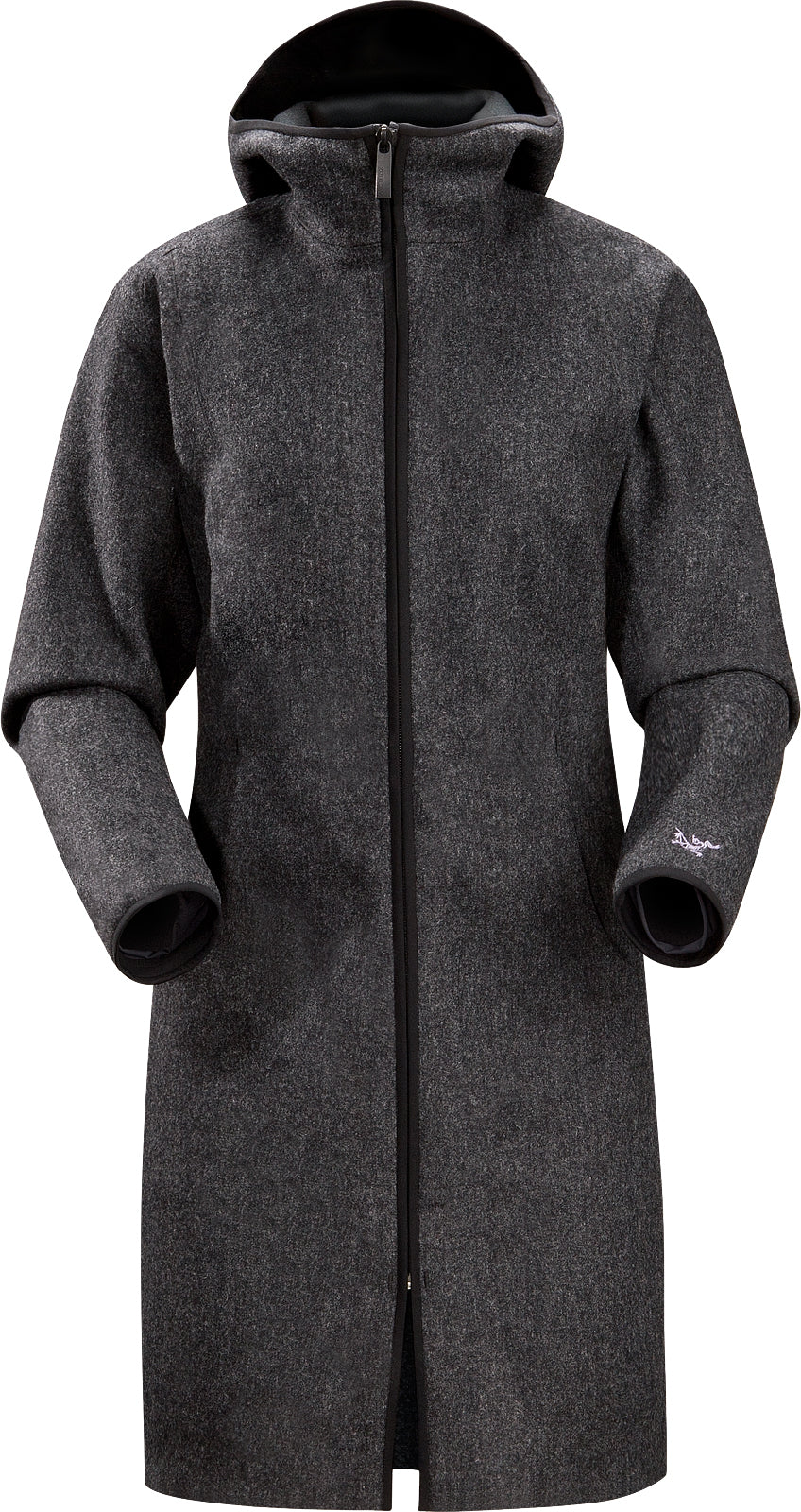 Arc'teryx Lanea Long Coat - Women's Carbon Copy Front View
