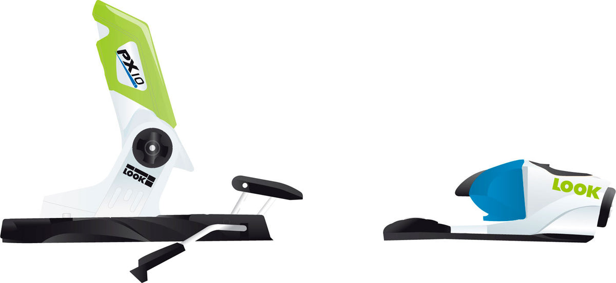 Look PX 10 Ski Bindings 2014 Blue Green