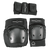 Pro-Tec Street Gear Skateboard Pads 3-Pack - Kids' Black Front View