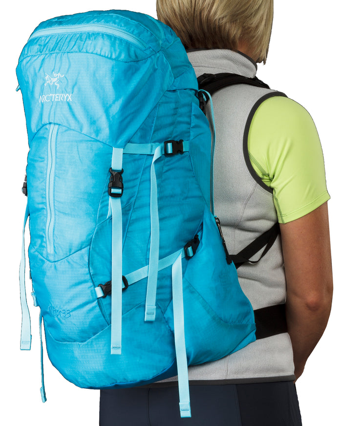 Arc'teryx Altra 33 LT Backpack - Women's Aqua Detail 1 View