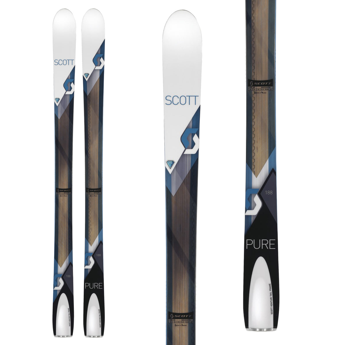 Scott Pure Skis 2014 Front View
