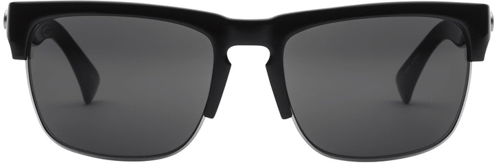 Electric Knoxville Union Sunglasses Gloss Black/Ohm Grey Front View