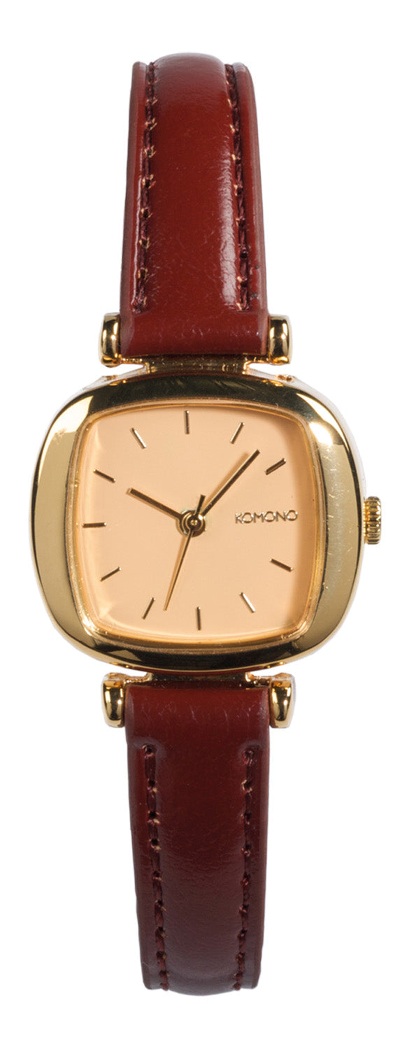 Komono Moneypenny Watch - Women's Gold Peach