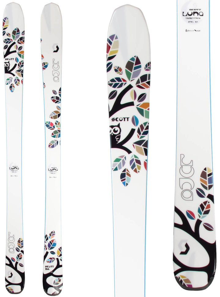 Scott Luna Skis - Women's 2013 Top View