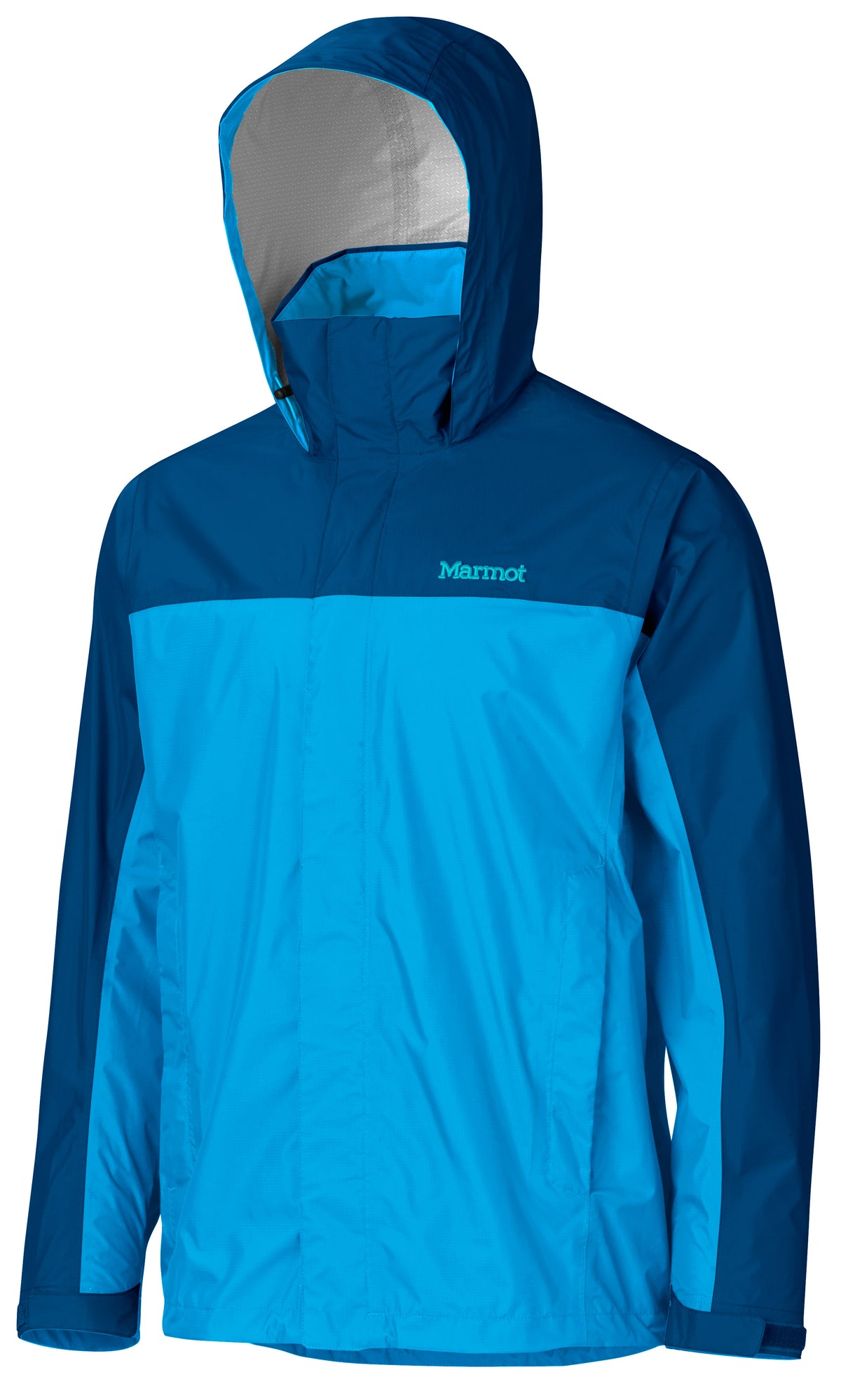 Marmot PreCip Jacket Atomic Blue/Blue Sapphire Front View