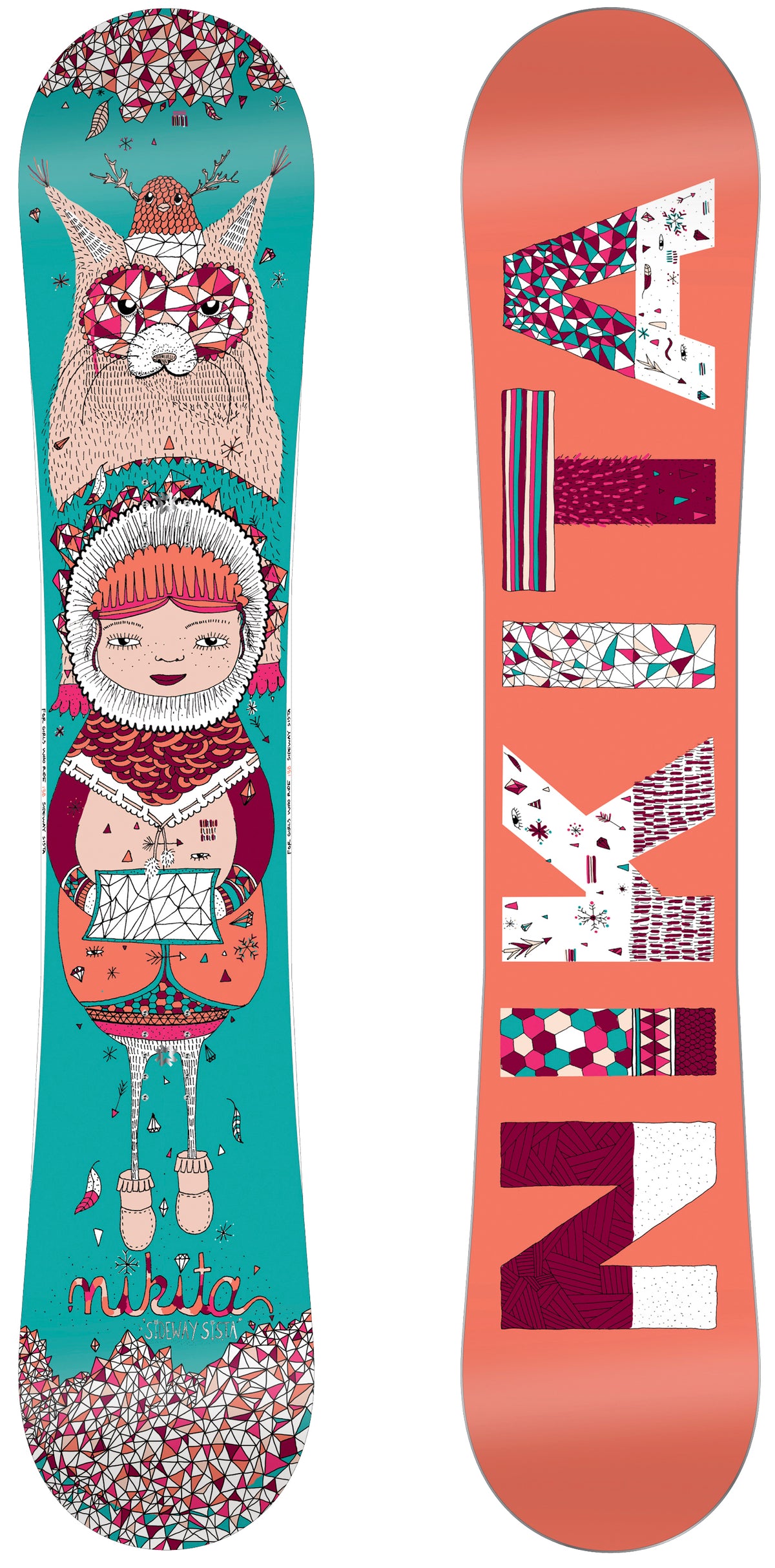 Nikita Sideways Sista Snowboard - Women's 2014