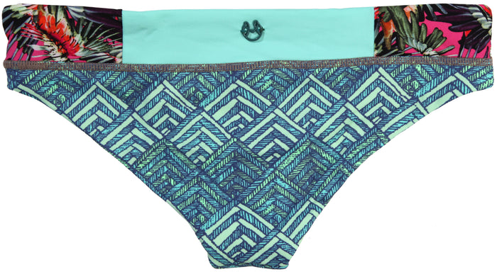 Maaji Cockatoo Peekaboo Bikini Bottom - Women's Multi Back View