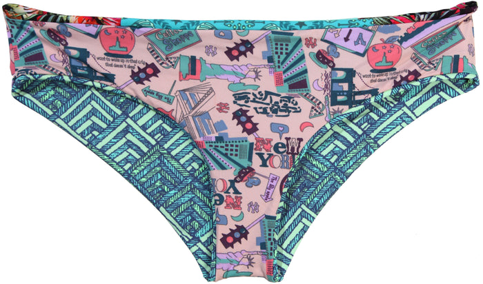Maaji Cockatoo Peekaboo Bikini Bottom - Women's Multi Front View
