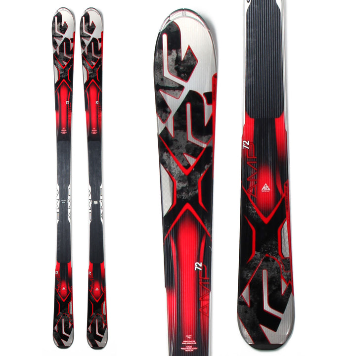 K2 AMP 72 Skis 2014 Top View
