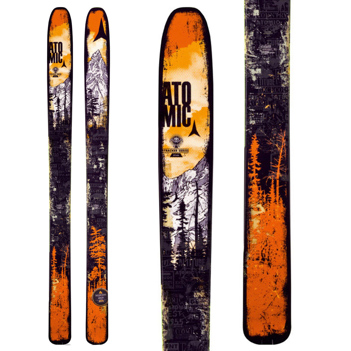 Atomic Atlas Skis 2014 Front View