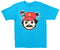 Neff P.I. T-Shirt Turquoise Front View