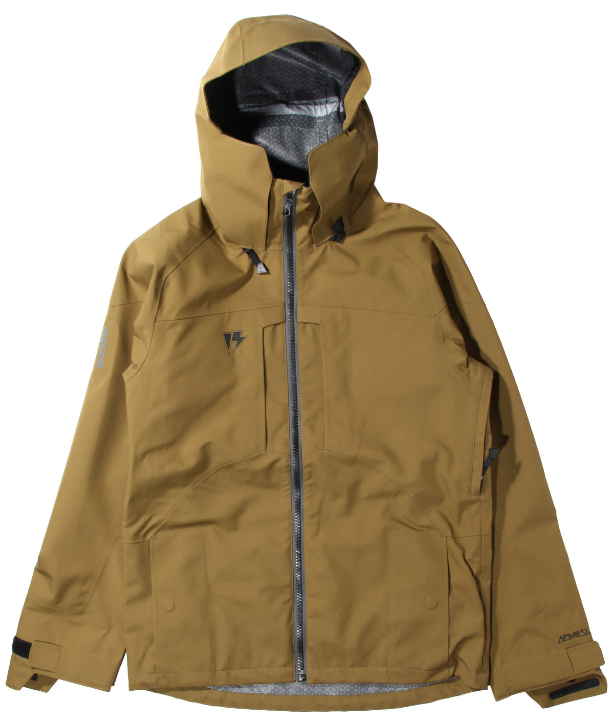 Homeschool Snowboarding Universe 3.5L Shell Jacket Mantis Front View