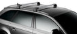 Thule AeroBlade Edge Flush Mount Silver Detail 1 View