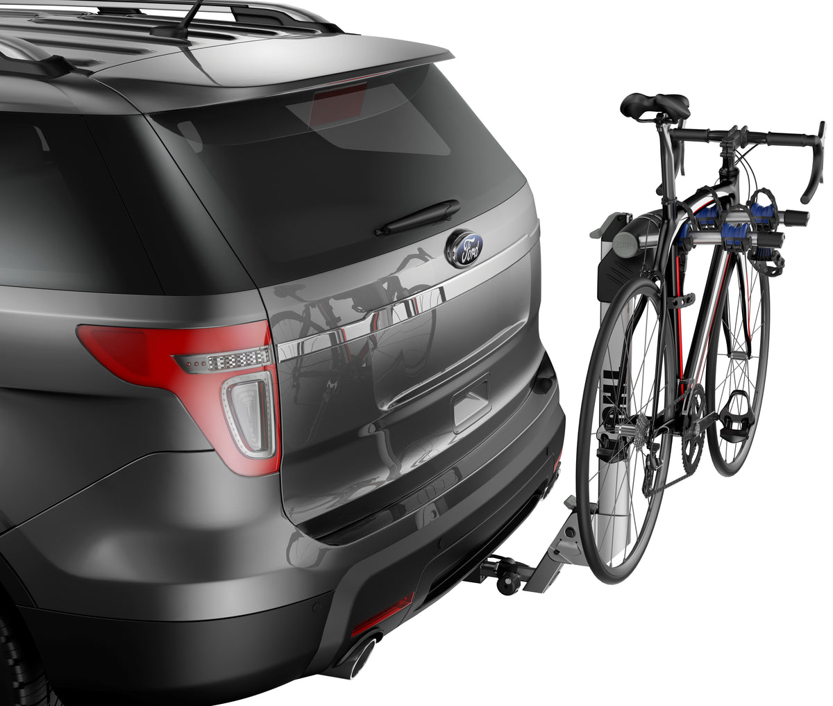 Thule Helium Aero Hitch 2-Bike Rack Black Detail 1 View