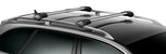 Thule AeroBlade Edge Raised Rail - Black Black Detail 4 View
