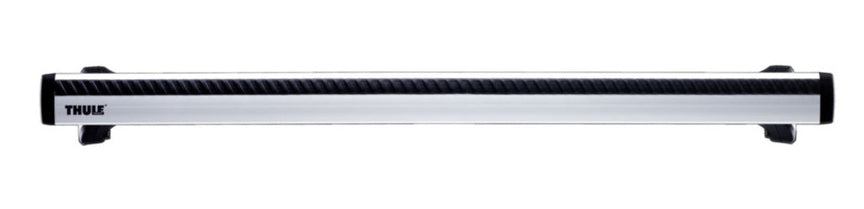 Thule 60" AeroBlade Cross Bars Silver/Black Detail 1 View