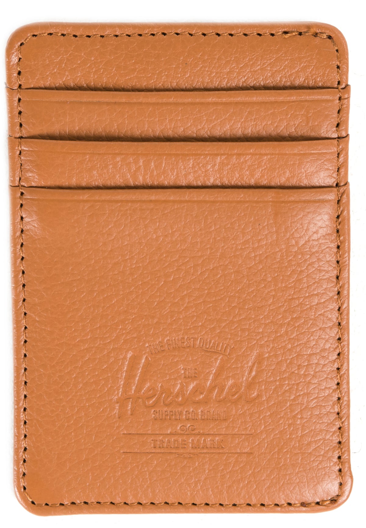 Herschel Supply Co. Raven Leather Wallet Tan Front View