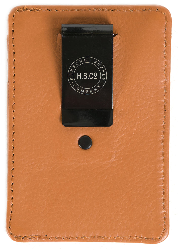 Herschel Supply Co. Raven Leather Wallet Tan Back View