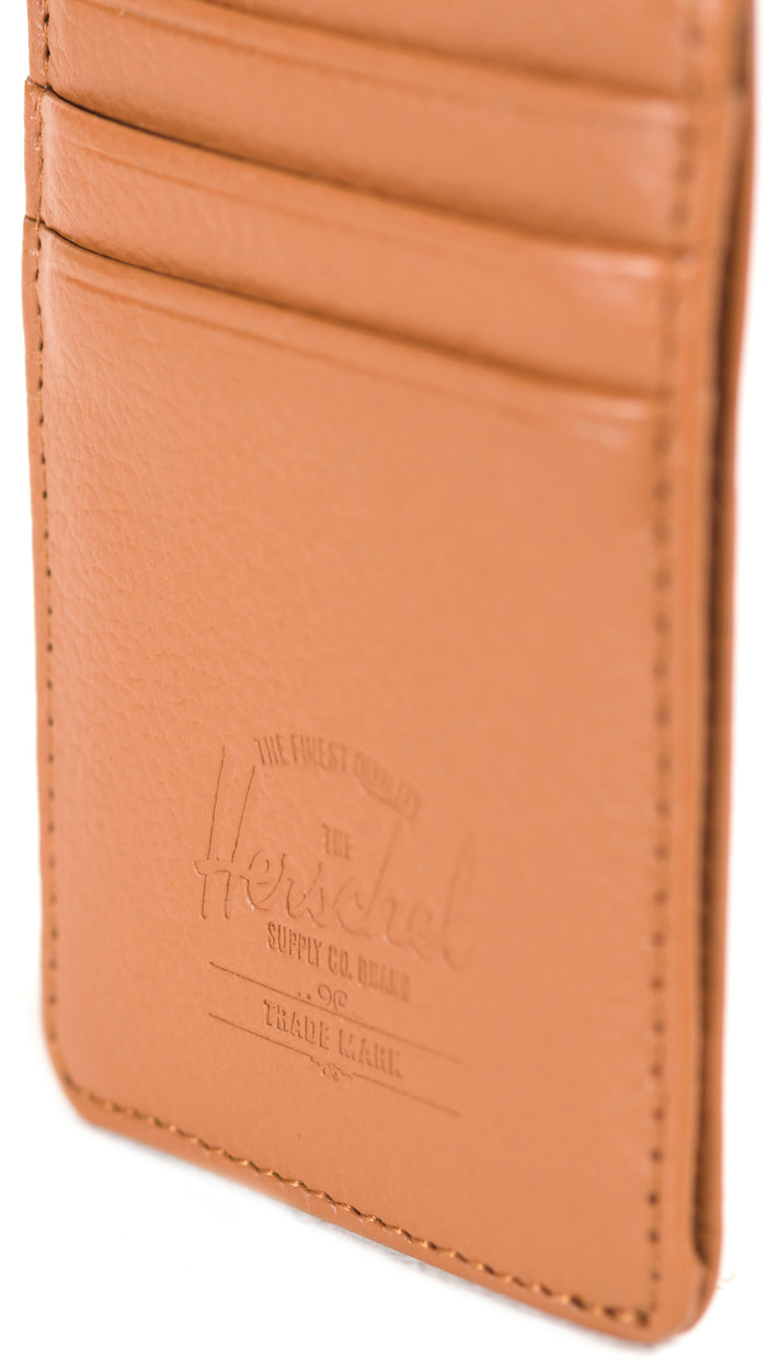 Herschel Supply Co. Raven Leather Wallet Tan Detail 2 View