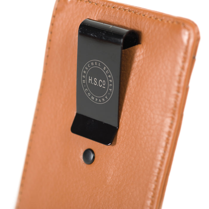 Herschel Supply Co. Raven Leather Wallet Tan Detail 1 View