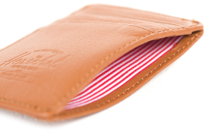 Herschel Supply Co. Raven Leather Wallet Tan Detail 3 View
