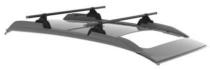 Yakima Landing Pad 13 (Set Of 2) Black Detail 3 View