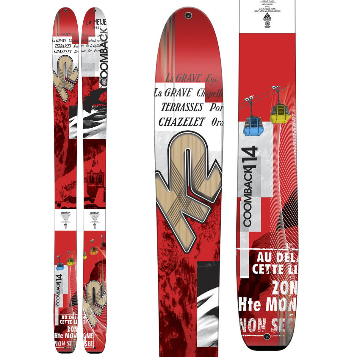 K2 Coomback 114 Skis 2016