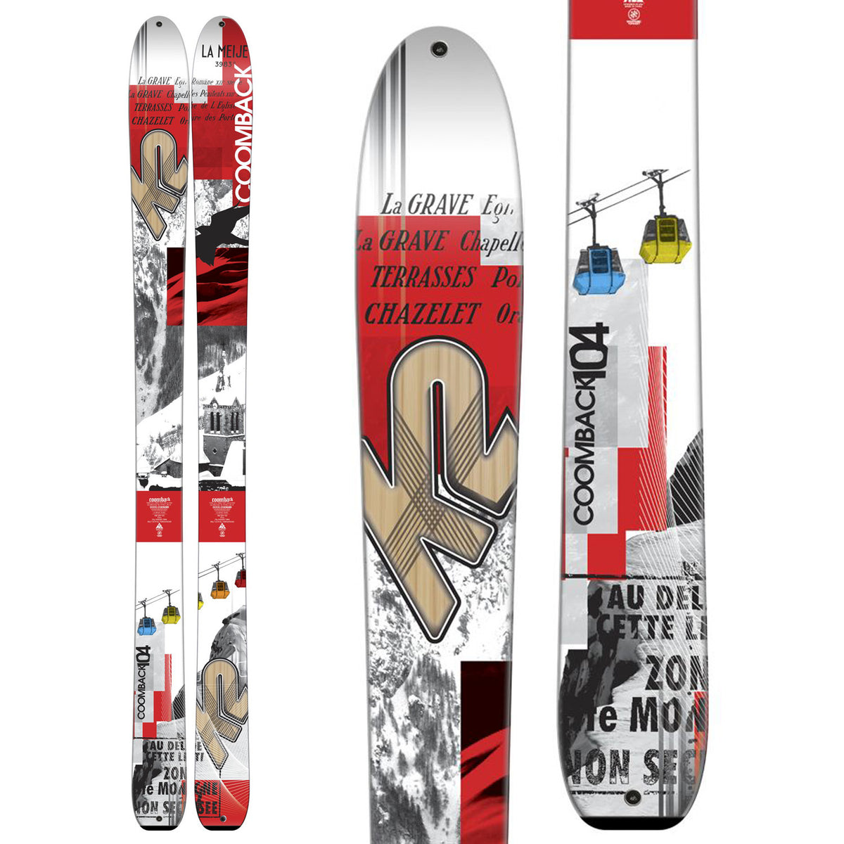 K2 Coomback 104 Skis 2016