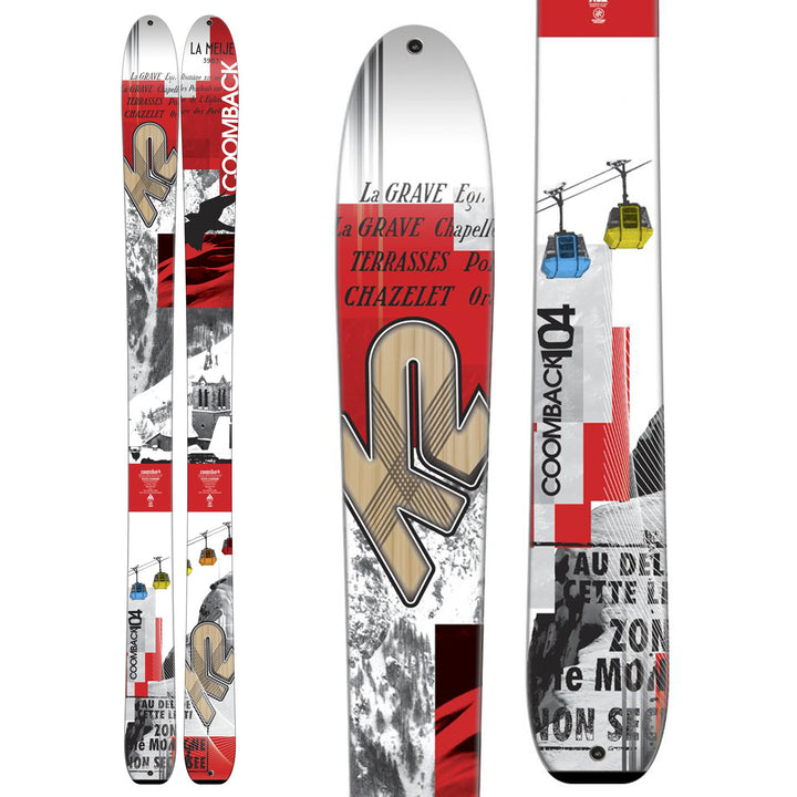 K2 Coomback 104 Skis 2016