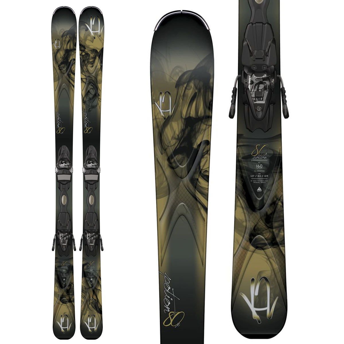 K2 Potion 80X Skis + ER3 10 TC Bindings - Women's 2015