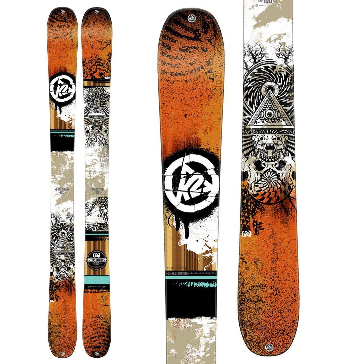 K2 Shreditor 100 Jr Skis - Boy's 2015
