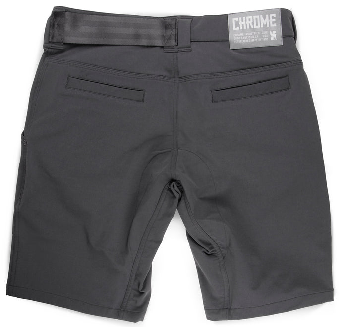 Chrome Folsom Shorts Black Back View