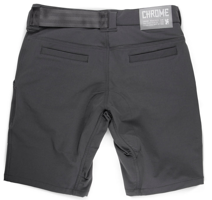 Chrome Folsom Shorts Black Back View