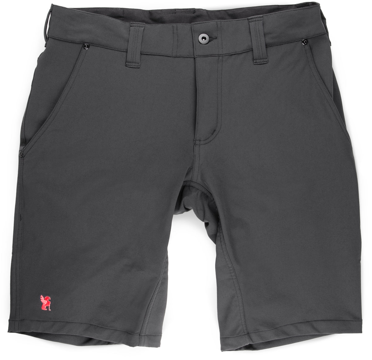 Chrome Folsom Shorts Black Front View