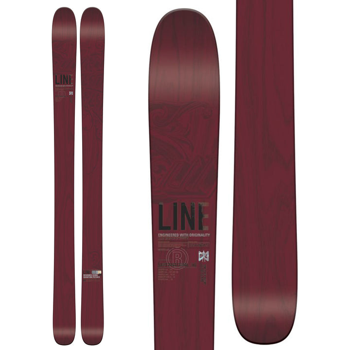 Line Skis Supernatural 108 Skis 2015 Front View