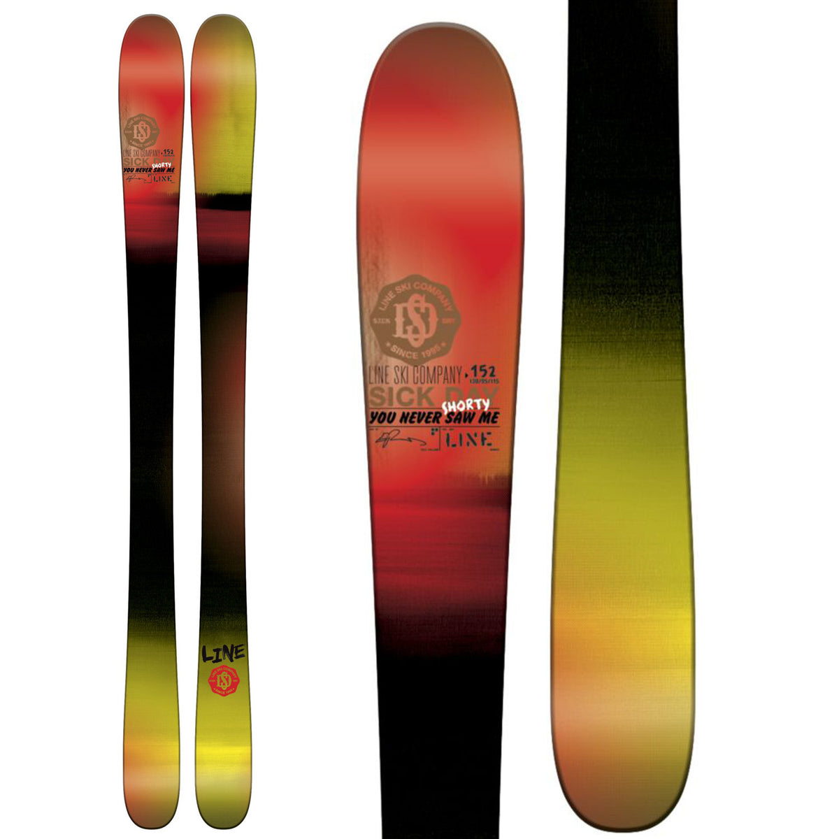 Line Skis Sick Day Shorty Skis - Boy's 2015