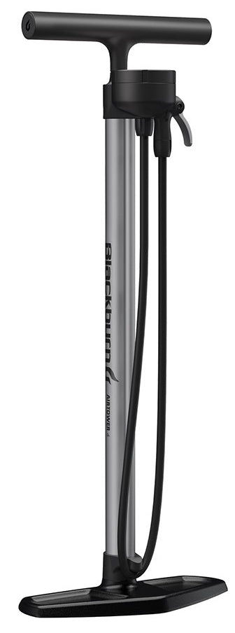 Blackburn Airtower 4 Floor Bike Pump Silver Front View