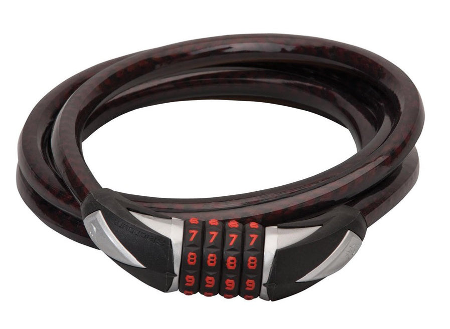 Blackburn Angola Combo Cable Lock Black Front View