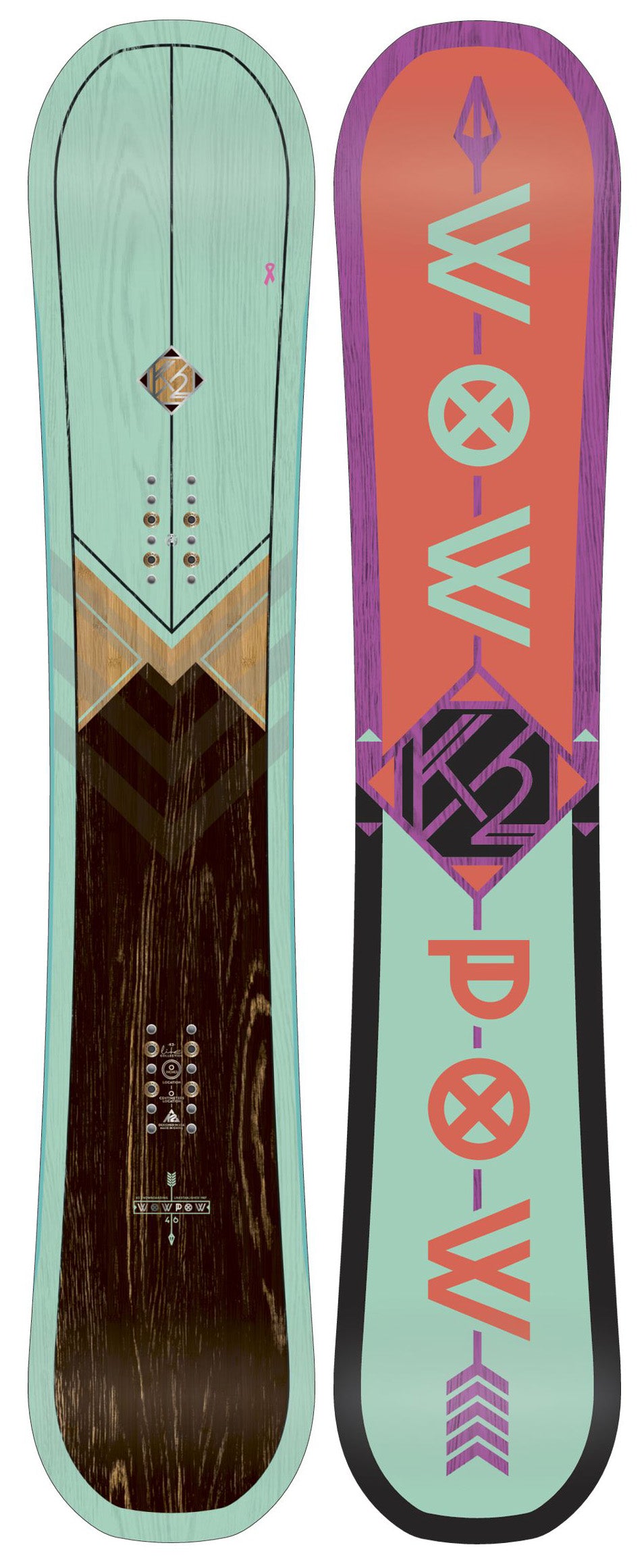 K2 Wowpow Snowboard - Women's 2015