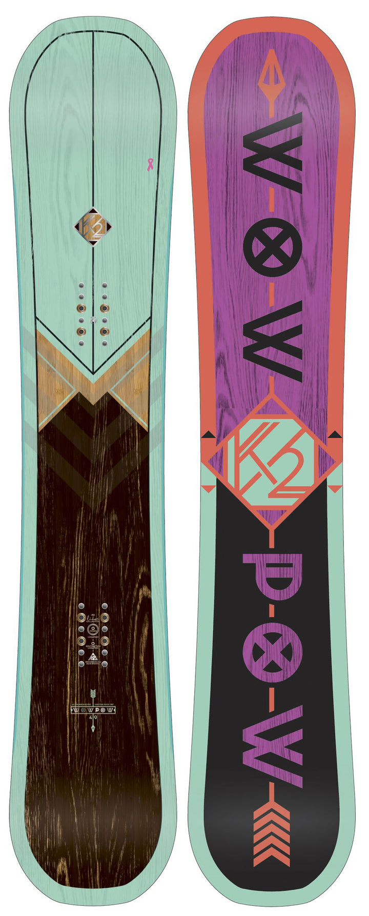 K2 Wowpow Snowboard - Women's 2015