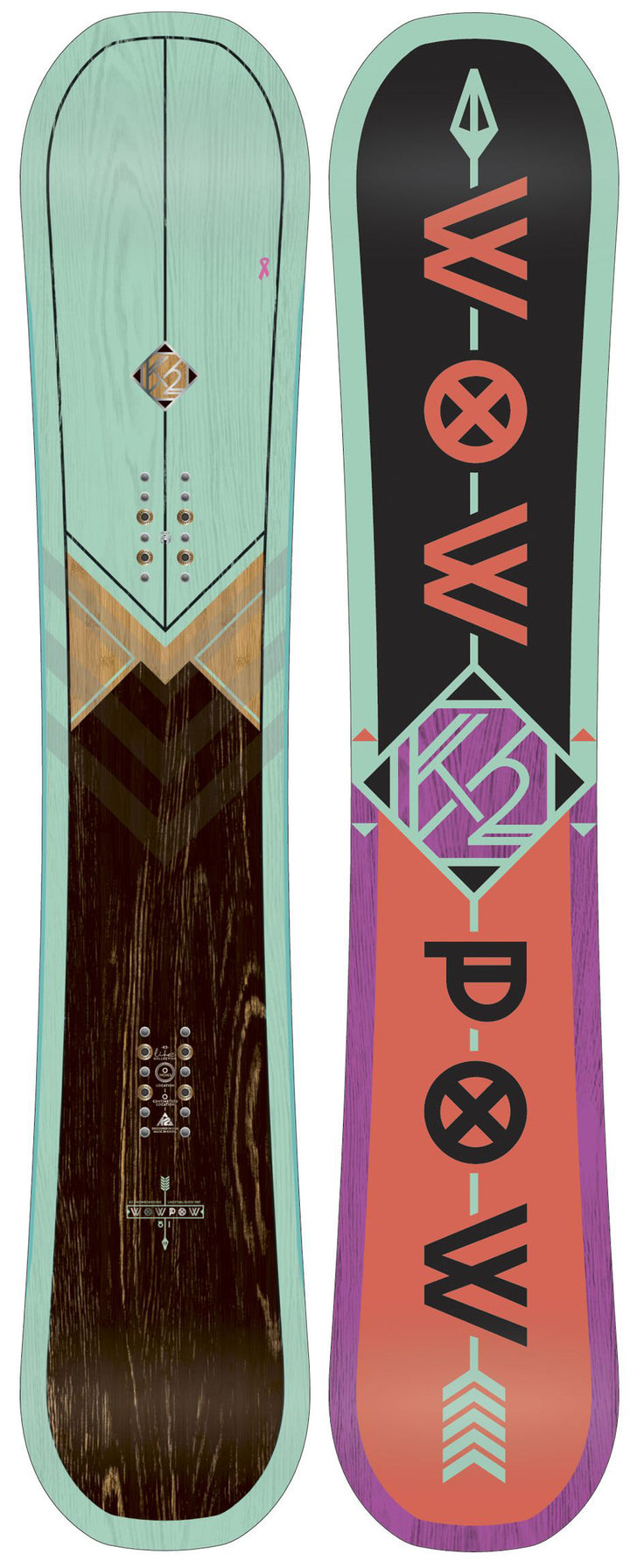 K2 Wowpow Snowboard - Women's 2015