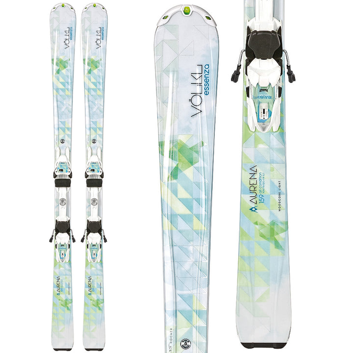Volkl Aurena Skis + Essenza 4Motion 10.0 Bindings - Women's 2014