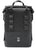 Chrome Saddlebag Rolltop 20L Pannier Black Front View