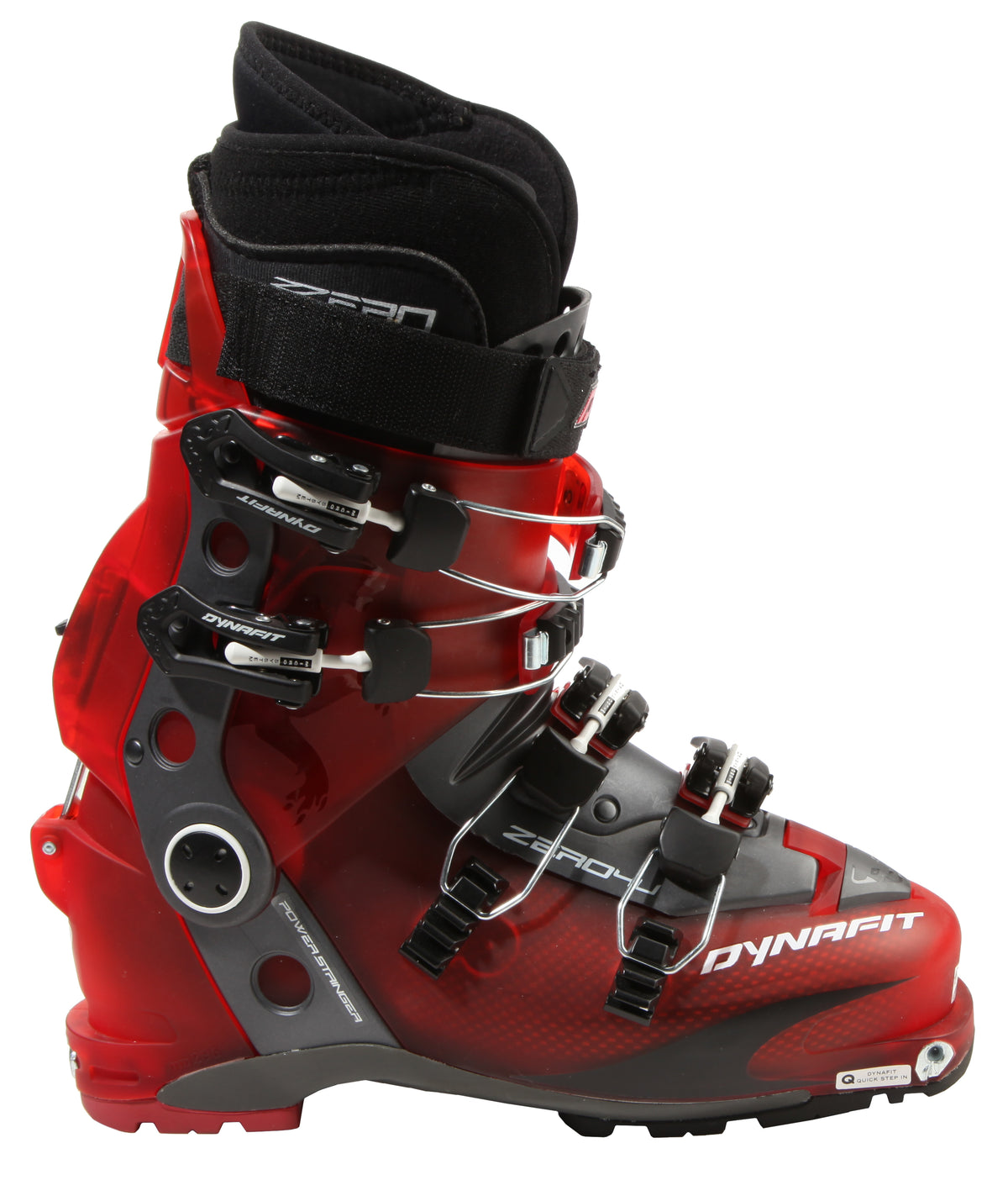 Dynafit ZZero 4U-TF Alpine Touring Ski Boots 2012 White/Orange Side View