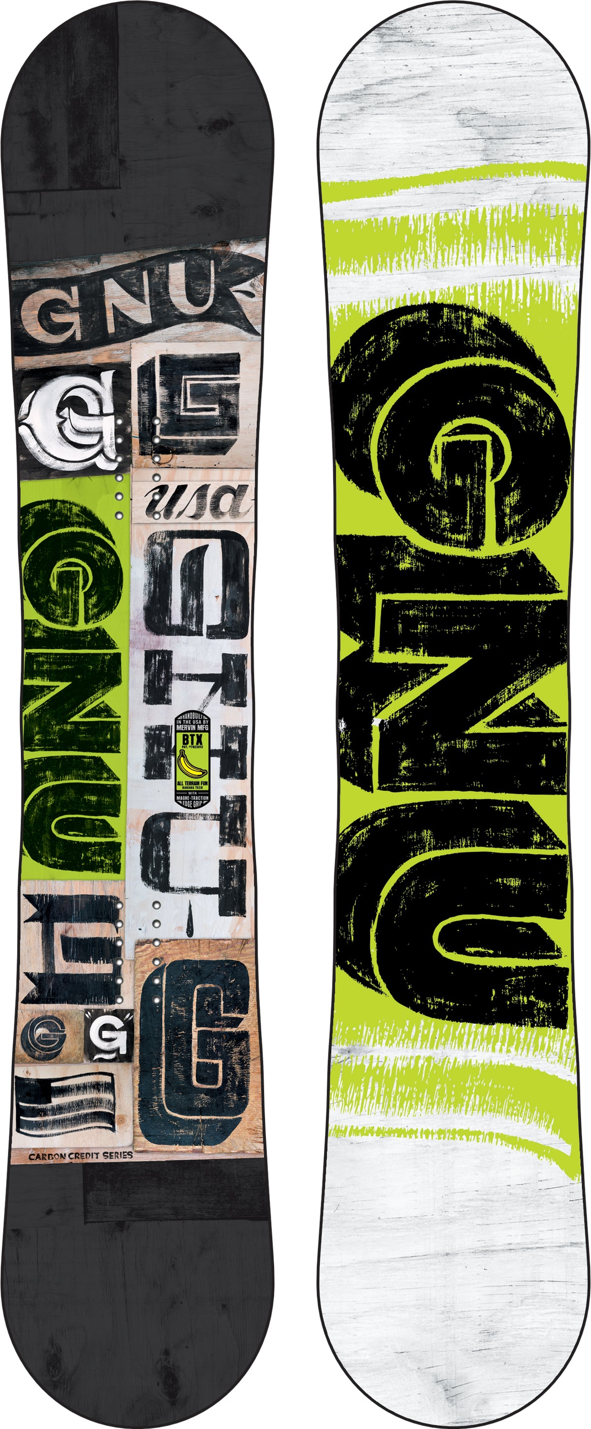 GNU Carbon Credit BTX Snowboard 2015
