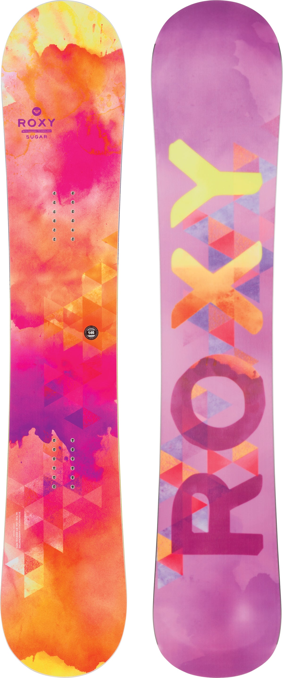 Roxy Sugar Banana Watercolor Snowboard - Women's 2015