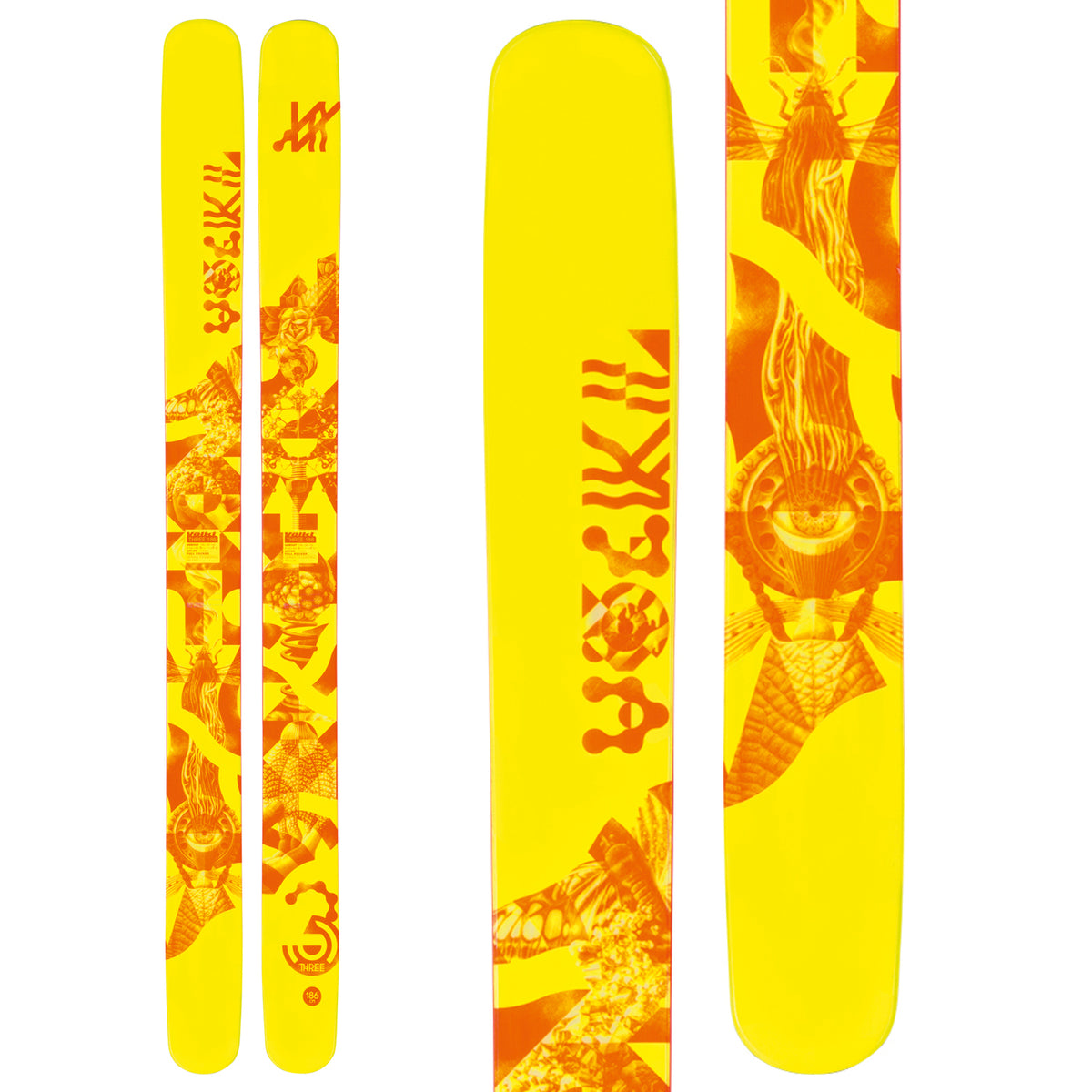 Volkl Three Skis 2016