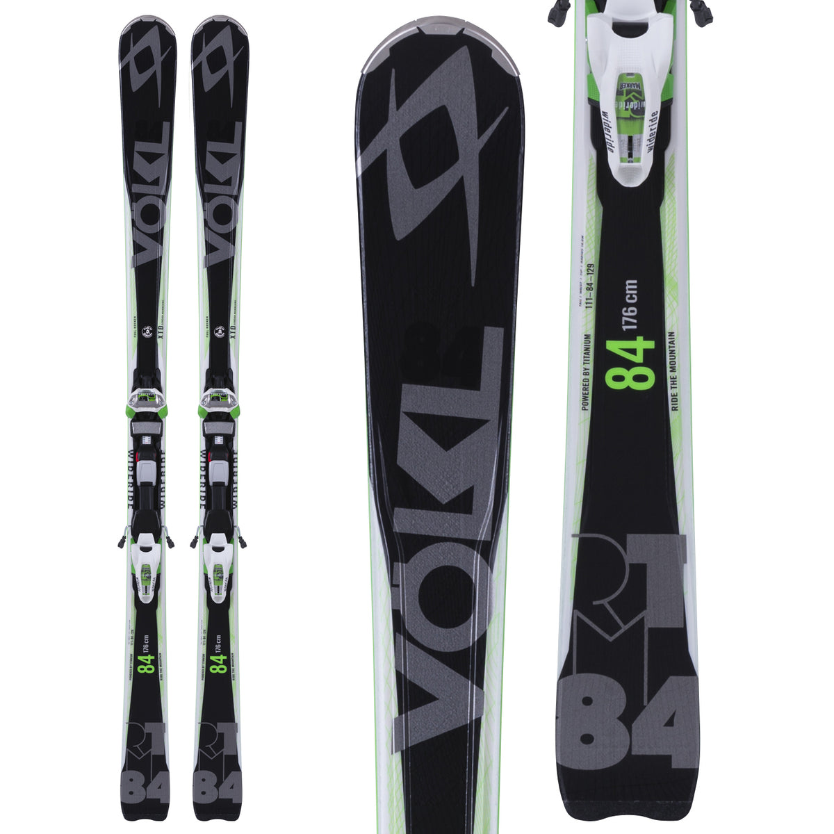 Volkl RTM 84 Skis + iPT Wide Ride 12.0 Bindings 2015